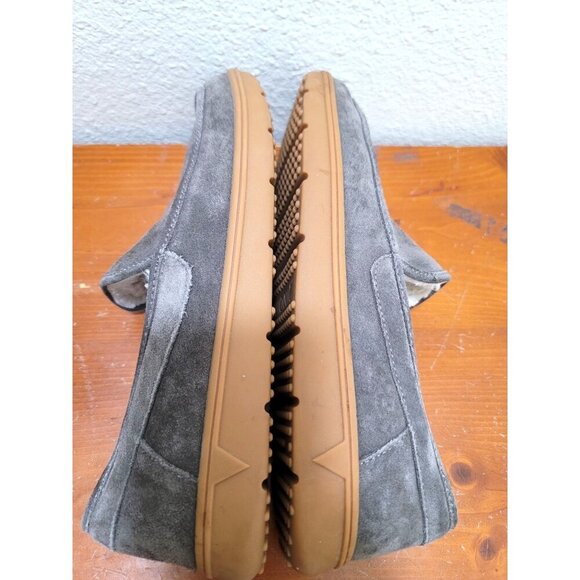 Vionic Gustavo Men's Suede Slip-On Moccasin Slippers With Sherpa Lining Size 10. - Picture 6 of 11
